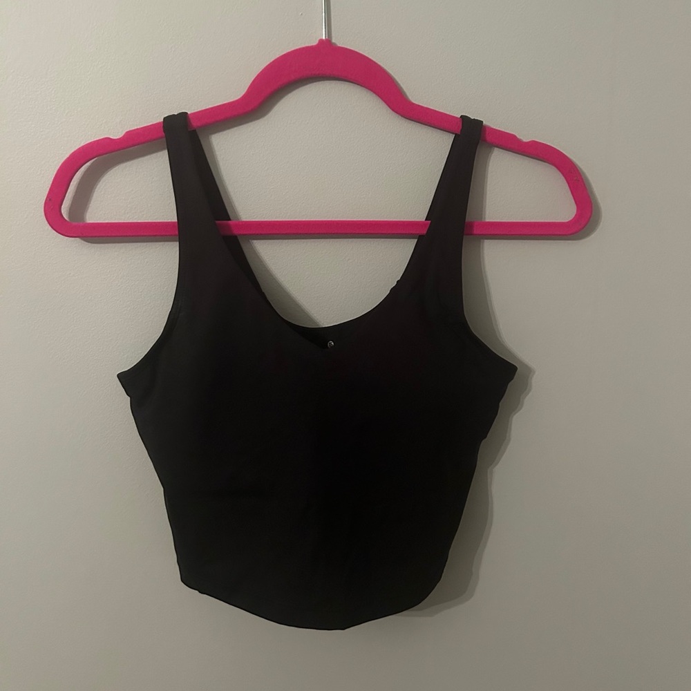 Black tank top